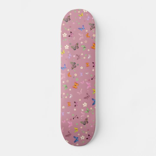 Schmetterling Skateboard (Vorderseite)