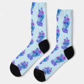 Schmetterling Socken (Linkes Detail)
