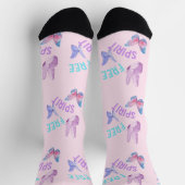 Schmetterling Socken (Oben)
