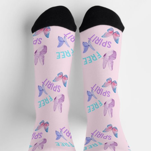 Schmetterling Socken (Oben)