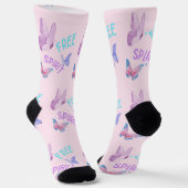 Schmetterling Socken (Gewinkelt)