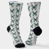 Schmetterling Socken (Gewinkelt)