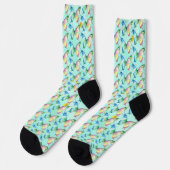 Schmetterling Socken (Linkes Detail)