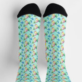 Schmetterling Socken (Oben)