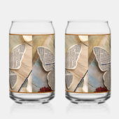 Schmetterling-Sodawasser-Glas Dosenglas (Links)