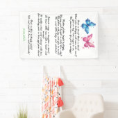 Schmetterling Sommer Gender Reveal Party Poster Banner (Insitu)