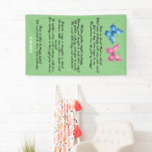 Schmetterling Sommer Gender Reveal Party Poster Banner (Insitu)