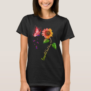 Schmetterling Sonnenblume Angeborene Herzkrankheit T-Shirt