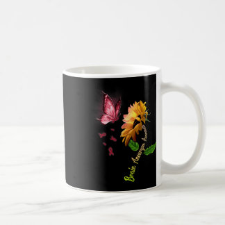 Schmetterling Sonnenblume Hirnaneurysma-Bewusstsei Kaffeetasse