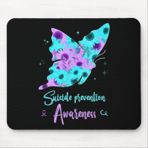 Schmetterling Sonnenblume P zur Sensibilisierung f Mousepad