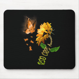 Schmetterling Sonnenblume Rsd Crps Bewusstsein 1  Mousepad