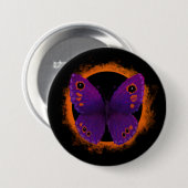 Schmetterling Soular Eclipse Knopf Button (Vorne & Hinten)