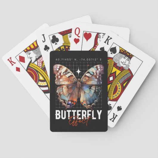 Schmetterling Spielkarten (Rückseite)