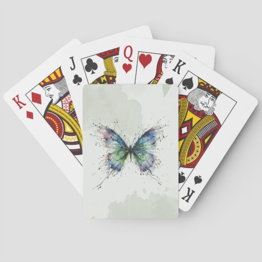 Schmetterling Spielkarten (Rückseite)