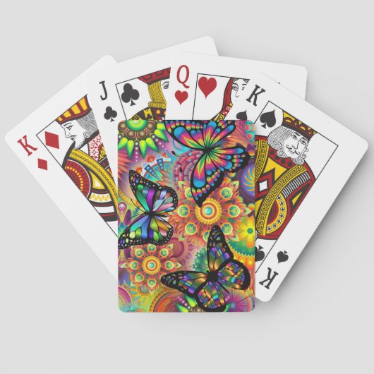 Schmetterling Spielkarten (Rückseite)