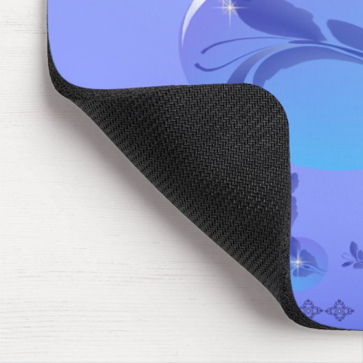 Schmetterling sprudelt Mousepad (Ecke)