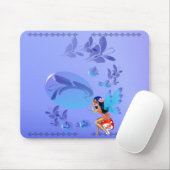 Schmetterling sprudelt Mousepad (Mit Mouse)