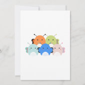 Schmetterling Squishmallow Geburtstagsfeier Einladung (Rückseite)