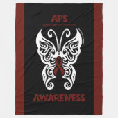 Schmetterling/Stamm...APS Fleecedecke (Vorderseite)