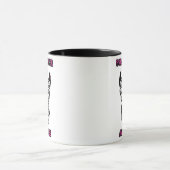 Schmetterling/Stamm...Brustkrebs Tasse (Zentrum)