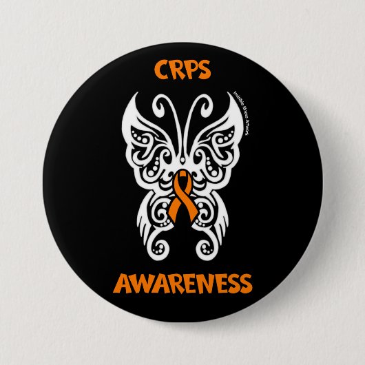 Schmetterling/Stamm... CRPS Button (Vorderseite)