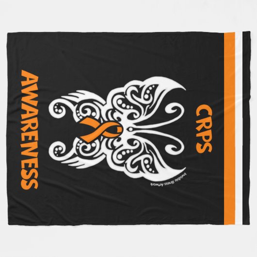 Schmetterling/Stamm... CRPS Fleecedecke (Vorderseite (Horizontal))