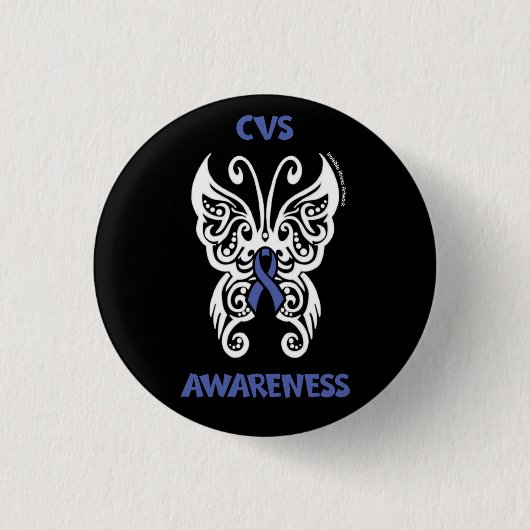 Schmetterling/Stamm...CVS Button (Vorderseite)