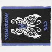 Schmetterling/Stamm...CVS Fleecedecke (Vorderseite (Horizontal))