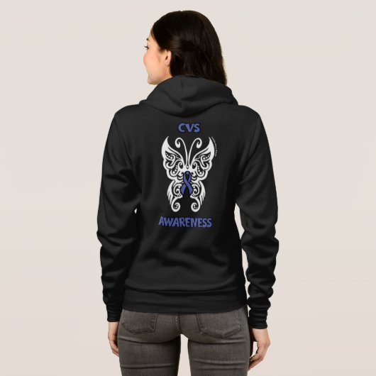 Schmetterling/Stamm...CVS Hoodie (Schwarz voll)