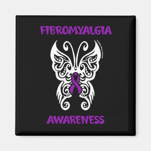 Schmetterling/Stamm.. Fibro Magnet (Vorne)