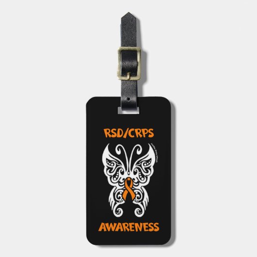 Schmetterling/Stamm...RSD/CRPS Gepäckanhänger (Vorderseite vertikal)