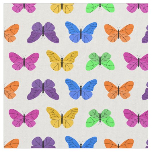 Schmetterling Stoff (Nahaufnahme)
