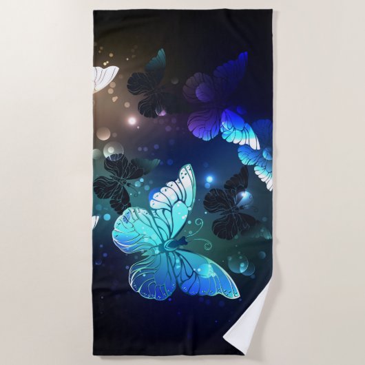 Schmetterling Strandtuch (Vorderseite)