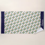 Schmetterling Strandtuch (Vorderseite)