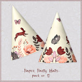 Schmetterling, süß-bohmig, Hasen-Kaninchen-Schmett Partyhütchen