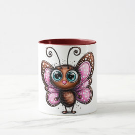 Schmetterling süße Kaffeetasse