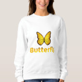 Schmetterling Sweatshirt (Vorderseite)