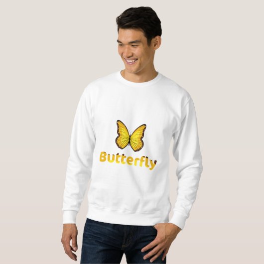 Schmetterling Sweatshirt (Vorne ganz)
