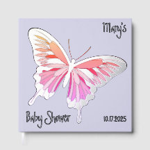 Schmetterling Sweet Palette Baby Dusche Silberfoli