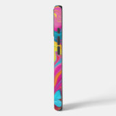 Schmetterling Swirl Tye-Dye-Marmor Handy Case (Rückseite / Links)