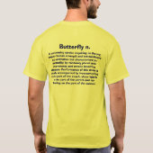 Schmetterling T-Shirt (Rückseite)
