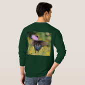 Schmetterling T-Shirt (Schwarz voll)
