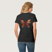 Schmetterling T-Shirt (Rückseite Vollansicht)