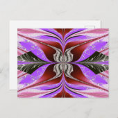 Schmetterling tanzen postkarte (Vorne/Hinten)