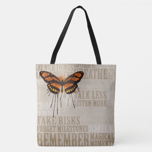 Schmetterling Tasche (Vorderseite)
