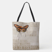 Schmetterling Tasche (Rückseite)
