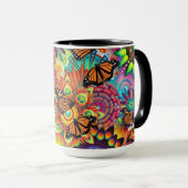 Schmetterling Tasse (VorderseiteRechts)
