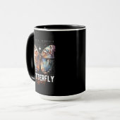 Schmetterling Tasse (Vorderseite Links)