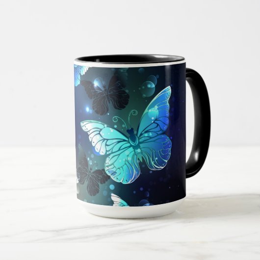 Schmetterling Tasse (VorderseiteRechts)
