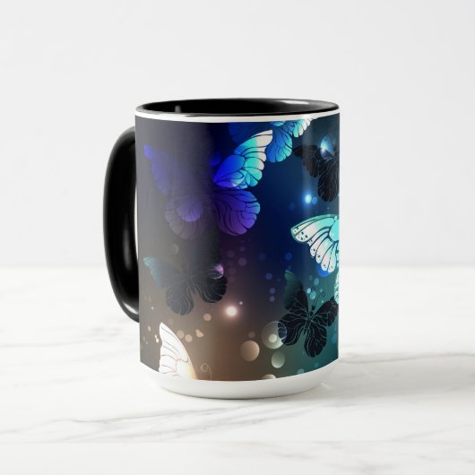 Schmetterling Tasse (Vorderseite Links)